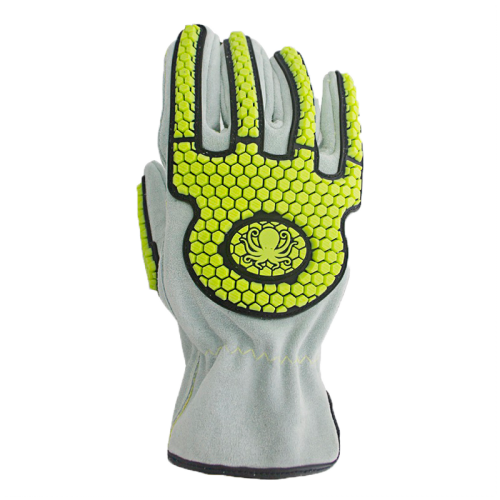 海太爾（HTR）1-779牛皮防割防水防油防撞防砸手套 （雙