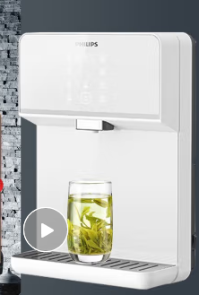 飛利浦（PHILIPS）家用壁掛管線機(jī)即熱即飲壁掛臺(tái)面式速熱飲水機(jī) 適用于搭配廚下RO反滲透凈水器 【UV殺菌款】ADD4824
